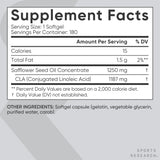 Sports Research CLA Softgels bottle with label