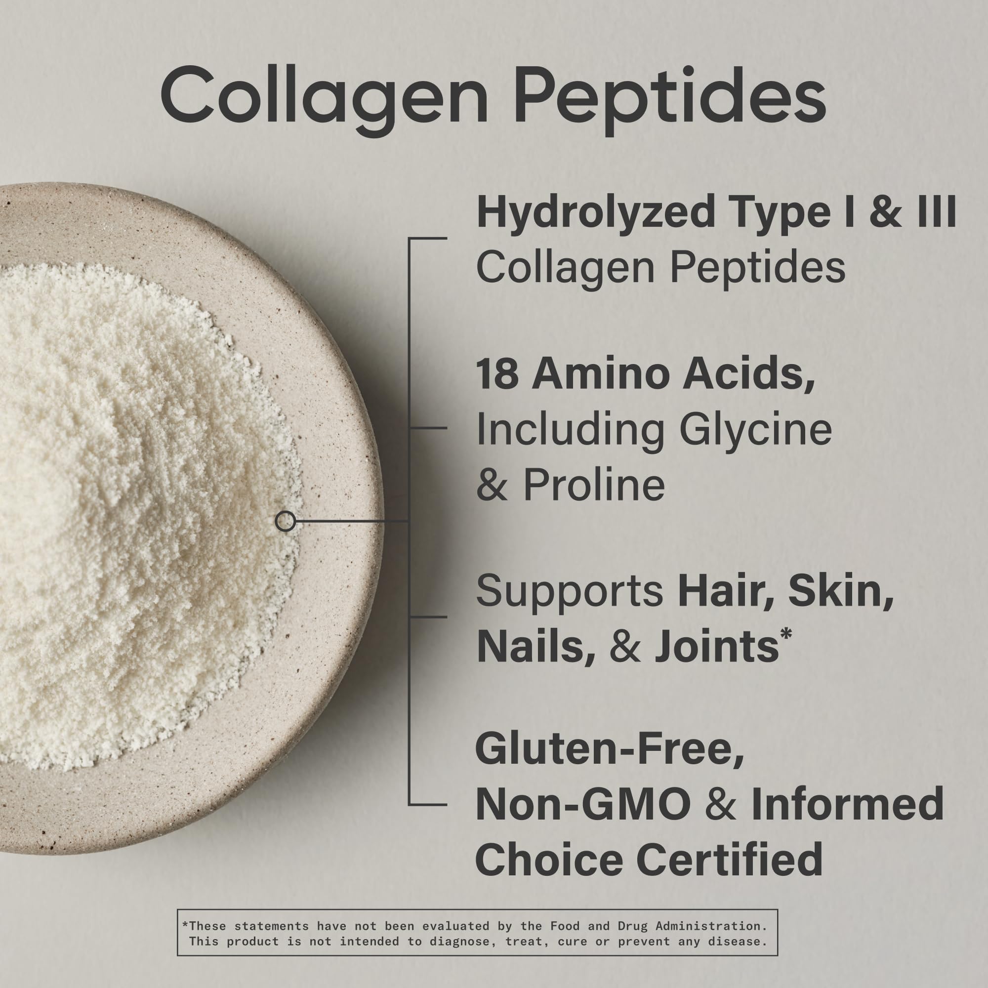 Sports Research Collagen Peptides Powder 313g mixed in coffee