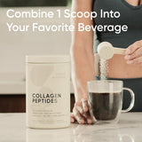 Sports Research Collagen Peptides Powder 454g scoop