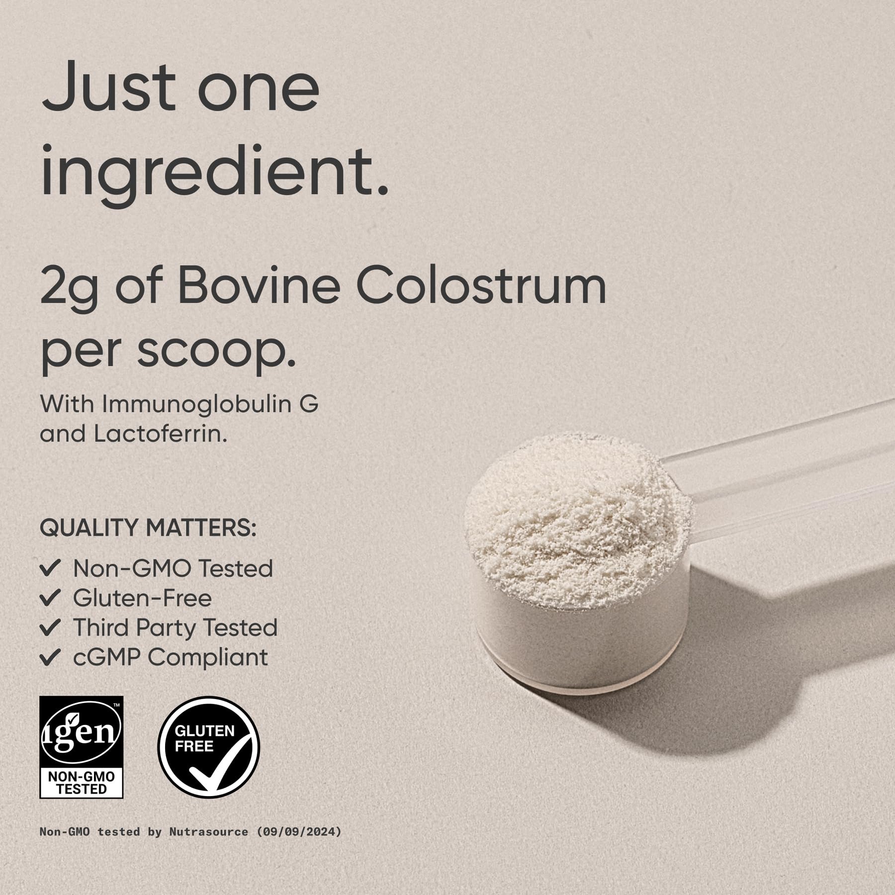 Sports Research Colostrum Powder 227g packaging