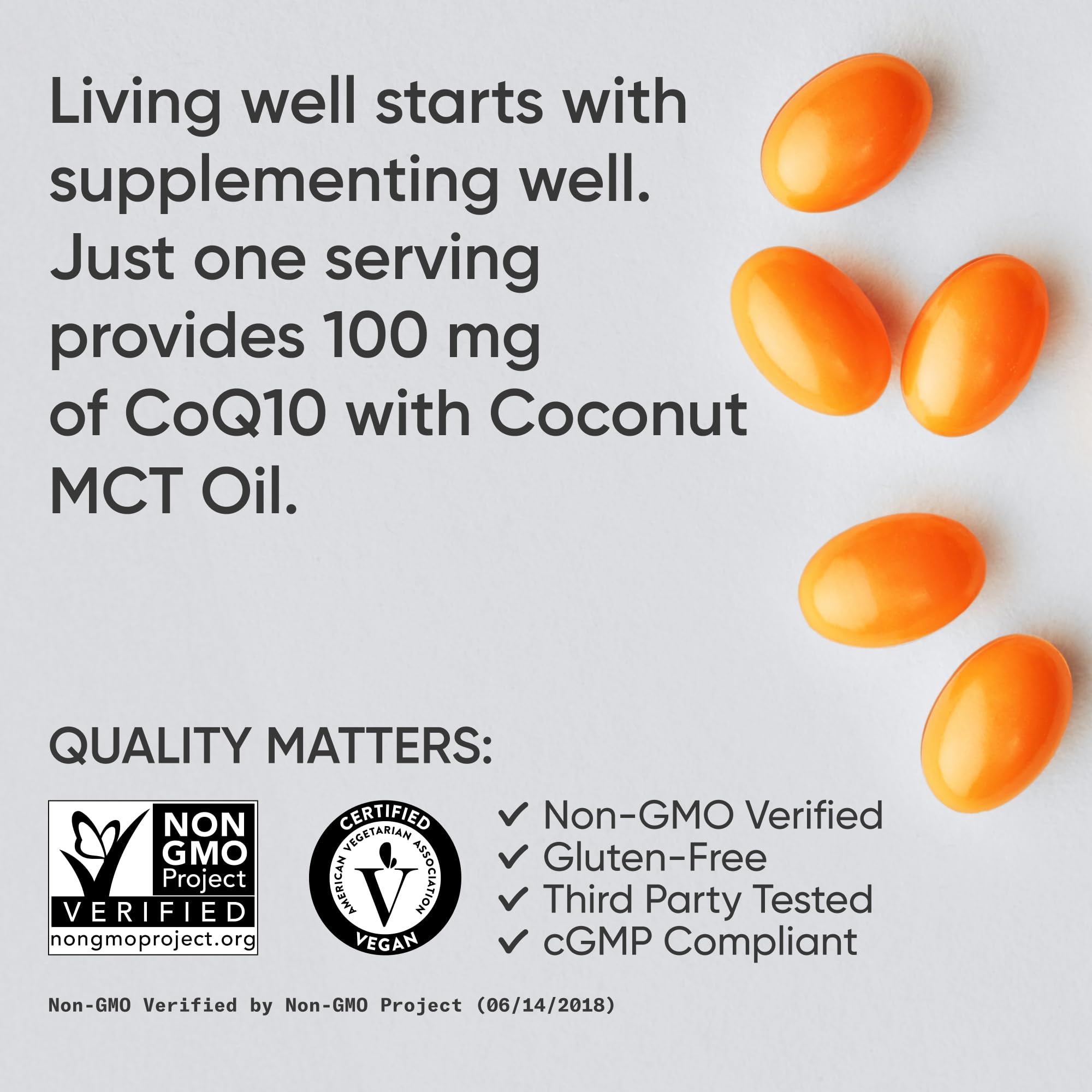Sports Research CoQ10 Supplement ingredients list