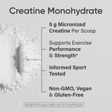 Sports Research Creatine Monohydrate 1148g side view