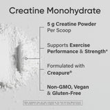 Sports Research Creatine Monohydrate 450g with scoop