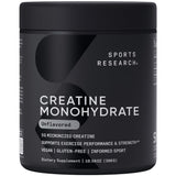 Sports Research Creatine Monohydrate Powder 300g front view