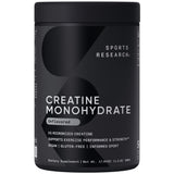Sports Research Creatine Monohydrate Powder 599g front view