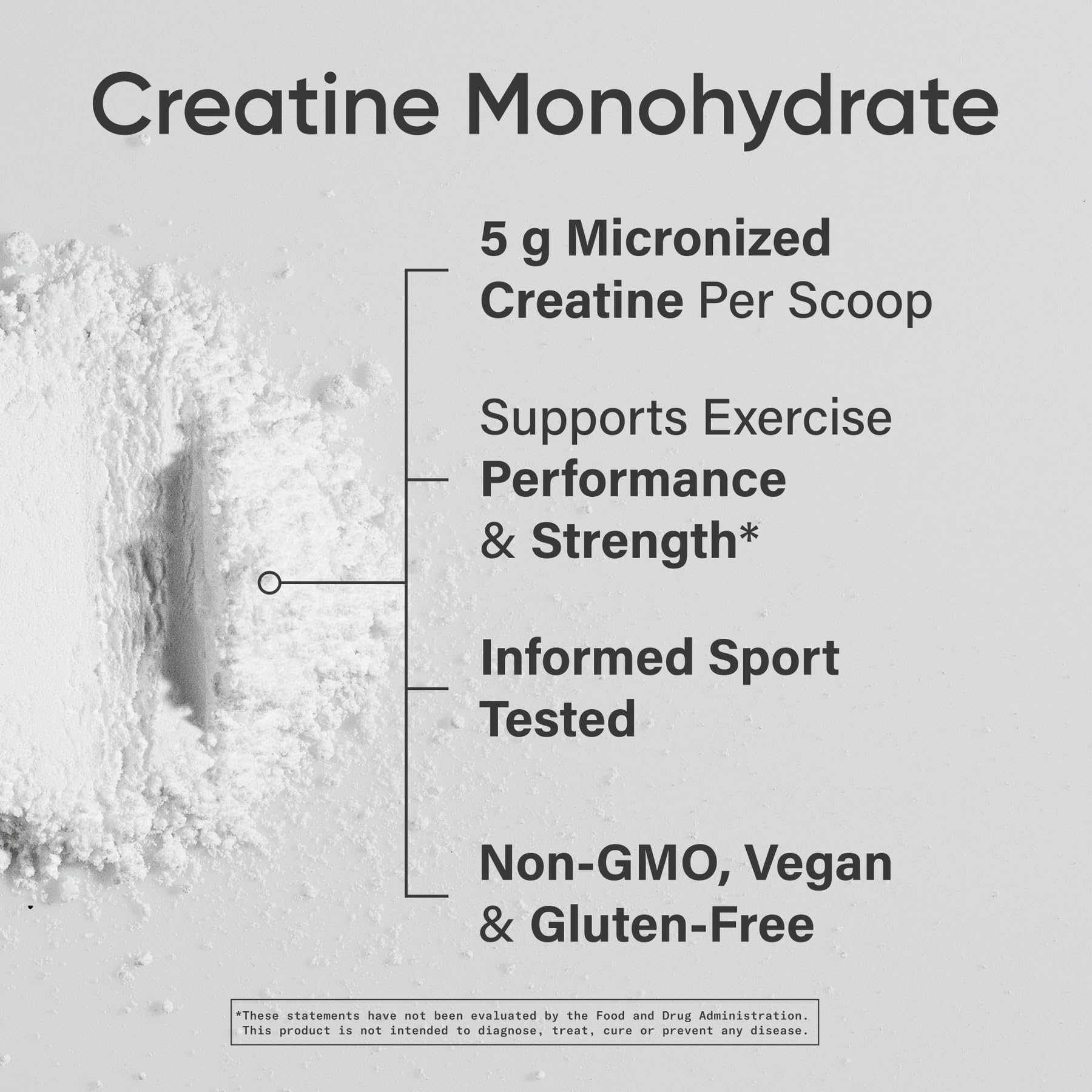 Sports Research Creatine Monohydrate Powder 599g mixed in a shake
