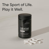 Sports Research Creatine Monohydrate Powder 5g Capsules close-up