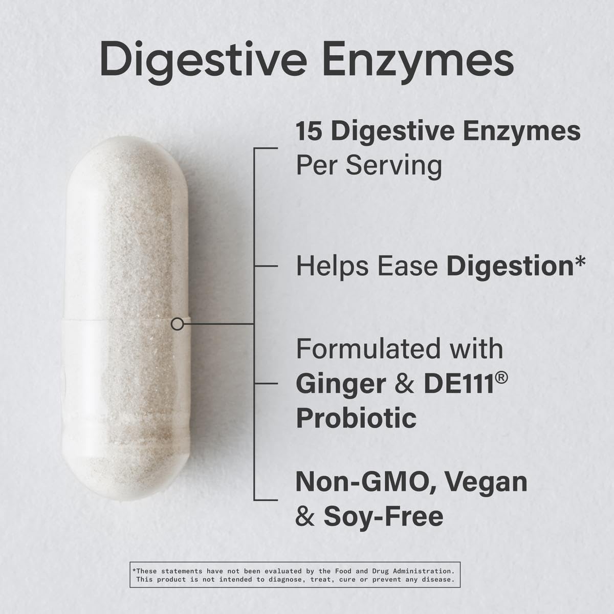 Sports Research daily Enzymes bottle side view