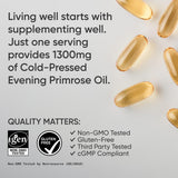 Sports Research Evening Primrose Oil 1300mg softgel packaging