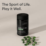 Sports Research Garlic & Parsley Oil Supplement back view