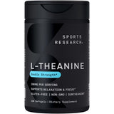 Sports Research L-Theanine 200mg Softgels front view