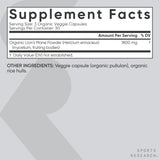 Sports Research Lion’s Mane Mushroom Capsules with a measuring spoon