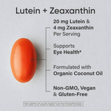 Sports Research Lutein + Zeaxanthin 20mg capsule bottle side view