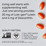 Sports Research Lutein + Zeaxanthin capsule with Organic Coconut Oil