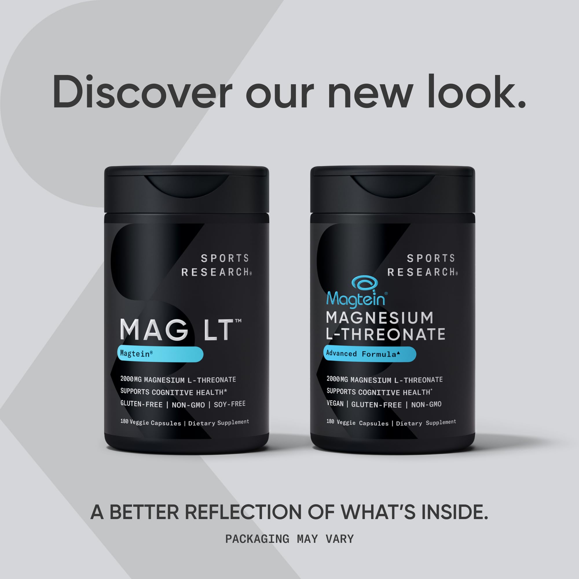 Sports Research Magnesium L-Threonate bottle with dosage information