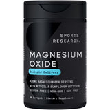 Sports Research Magnesium Supplement 420mg softgel bottle front view