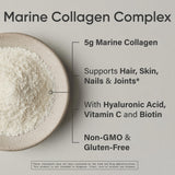 Sports Research Marine Collagen Peptides Powder container side view