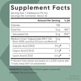 Sports Research MCT Oil 494g in a smoothie preparation scene