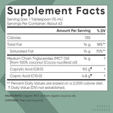 Sports Research MCT Oil 971g poured into a coffee