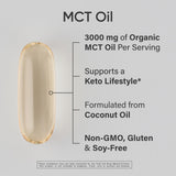 Sports Research MCT Oil Softgels bottle with softgels
