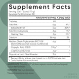 Sports Research MCT Powder in a smoothie bowl