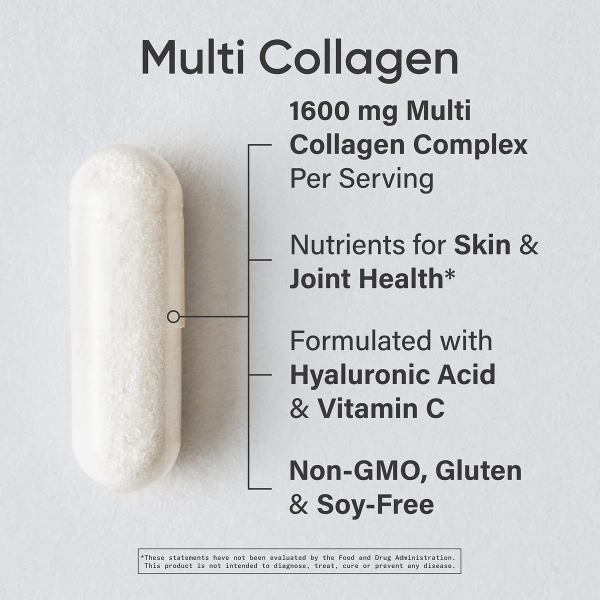 Sports Research Multi Collagen Complex Capsules side view
