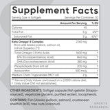 Sports Research Omega-3 Fish Oil Supplement with coconut oil background