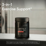 Sports Research Omega-3 Krill Oil Softgels close-up