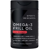Sports Research Omega-3 Krill Oil Softgels front view