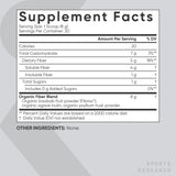Sports Research Organic Fibre Blend mixed in a smoothie