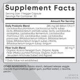 Sports Research Probiotic 60 Billion CFUs capsule in hand