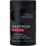 Sports Research Saffron Supplement 30mg capsule bottle front view