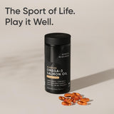 Sports Research Salmon Oil Softgels opened bottle