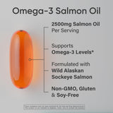 Sports Research Salmon Oil Softgels packaging