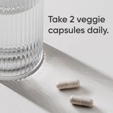 Sports Research Sleep Complex Capsules in hand for size reference