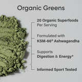 Sports Research Spirulina Greens Powder in Pineapple Coconut flavour