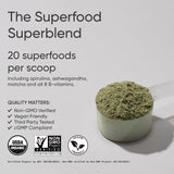 Sports Research Spirulina Greens Powder Pineapple Coconut flavour