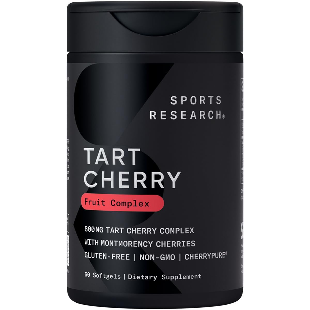 Sports Research Tart Cherry Fruit Complex Liquid Softgels front view