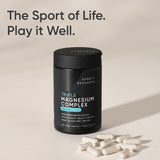 Sports Research Triple Chelated Magnesium Complex 300mg Capsules in lifestyle setting