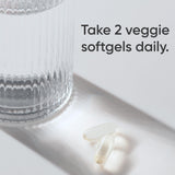 Sports Research Vegan Omega-3 + Vitamin D3 Softgels bottle with label