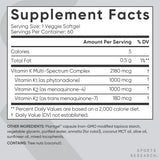 Sports Research Vitamin K Multi-Spectrum 1000mcg K1 + K2 Capsules in hand