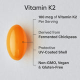 Sports Research Vitamin K2 softgel bottle with label