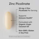Sports Research Zinc Picolinate Liquid Softgels side view