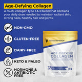 SPR BODY Collagen Peptides Powder mixed in a smoothie