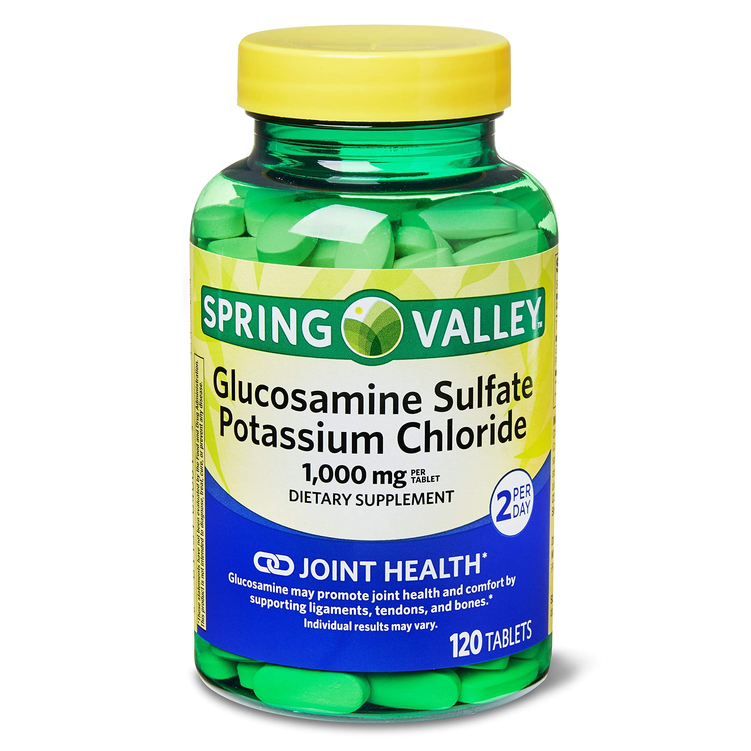 Spring Valley Chondroitin 1000mg Joint Health Tablets bottle front view