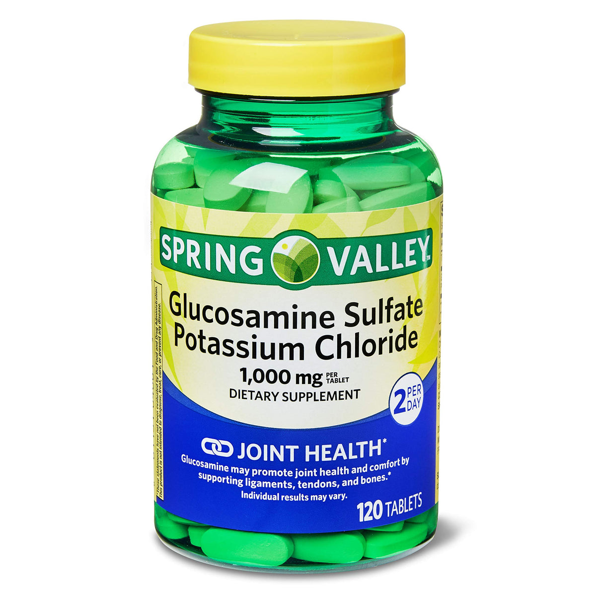 Spring Valley Chondroitin 1000mg Joint Health Tablets bottle front view