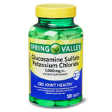 Spring Valley Chondroitin 1000mg Joint Health Tablets bottle front view