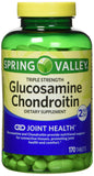 Spring Valley Chondroitin and Glucosamine Tablets front view