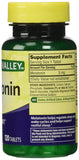Spring Valley Melatonin Supplement side view with dosage details