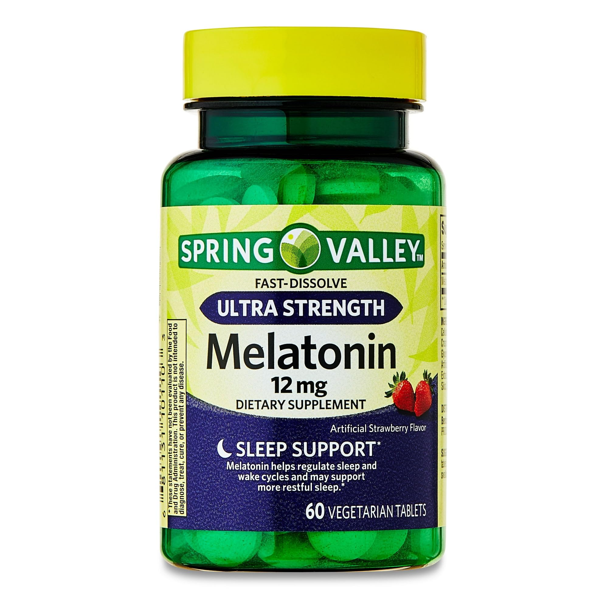 Spring Valley Ultra Strength Melatonin Gummies front view packaging